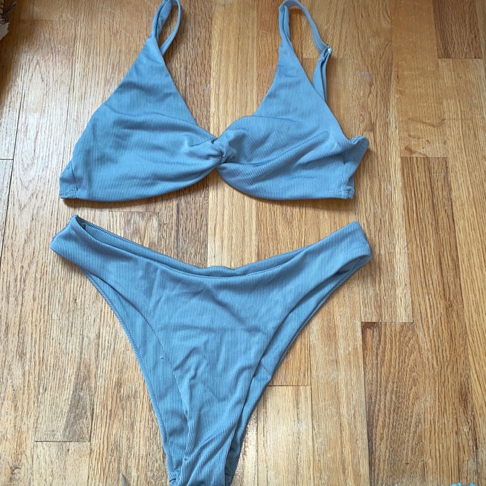Grey Bikini top & bottom